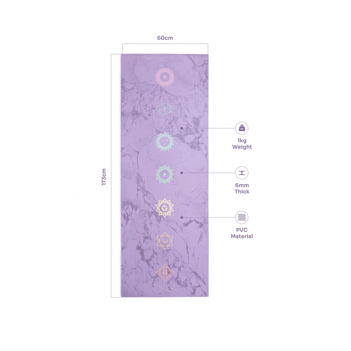 Myga Printed Yoga Mat