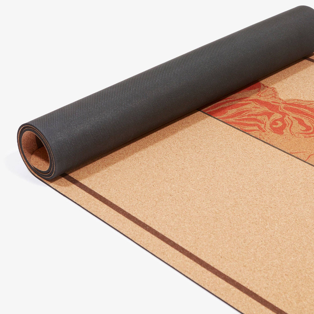The Powerful Tiger Cork Yoga Mat