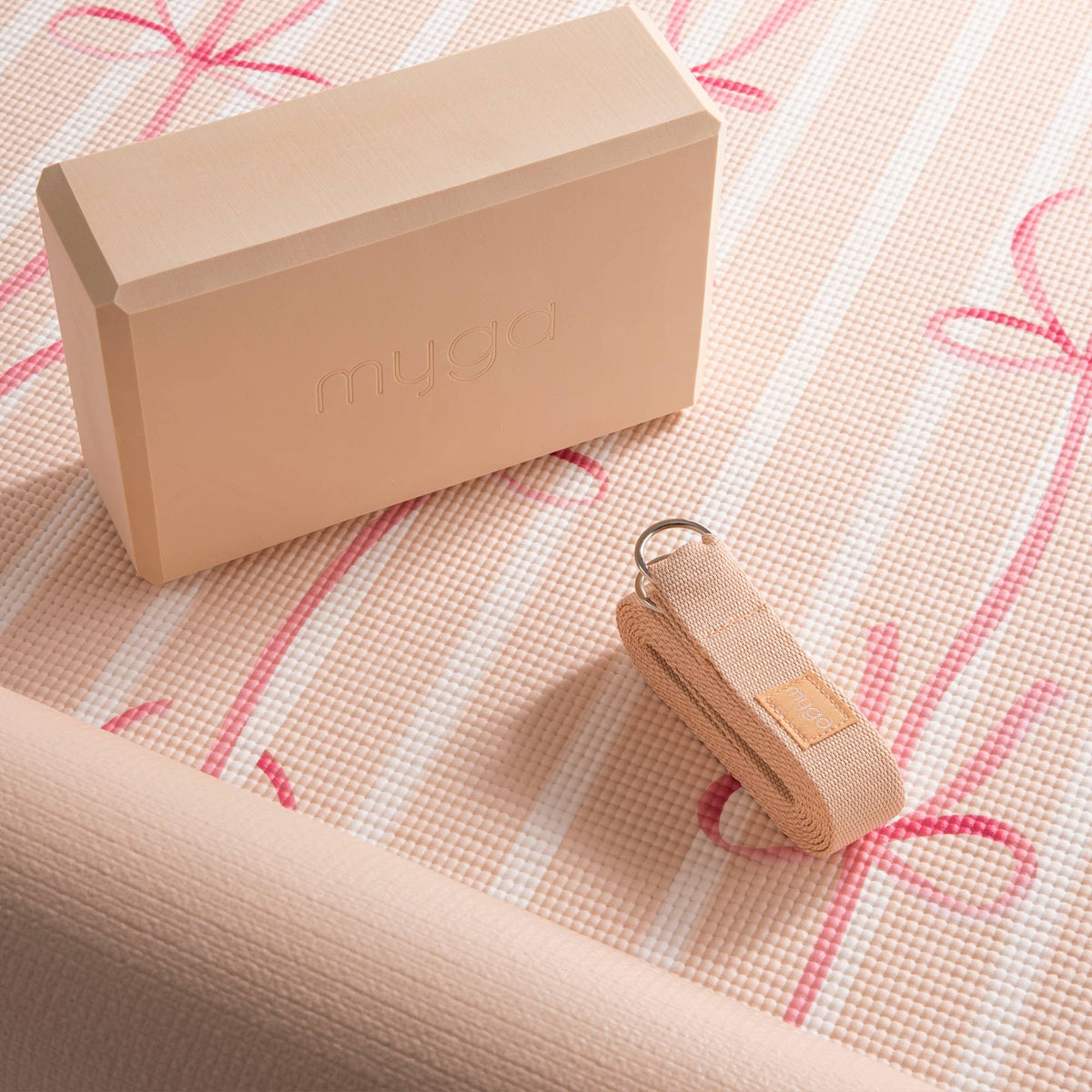Myga Printed Yoga Starter Kit - Ribbon