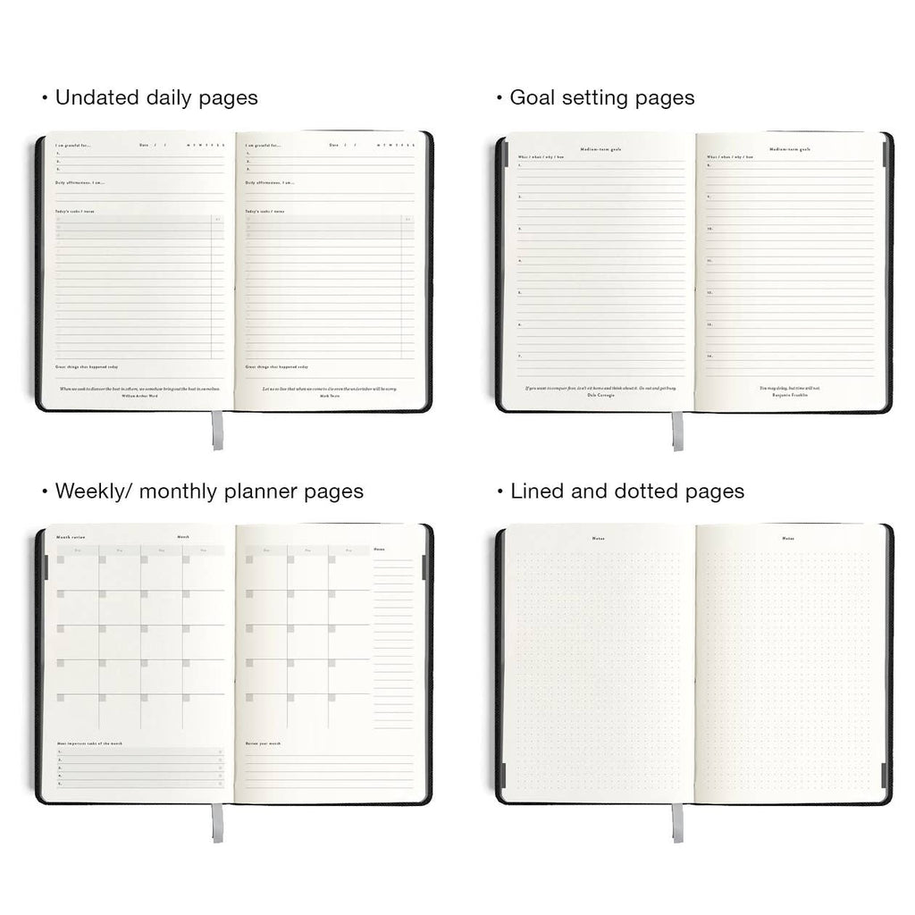Daily Goal Setter Planner - Tan