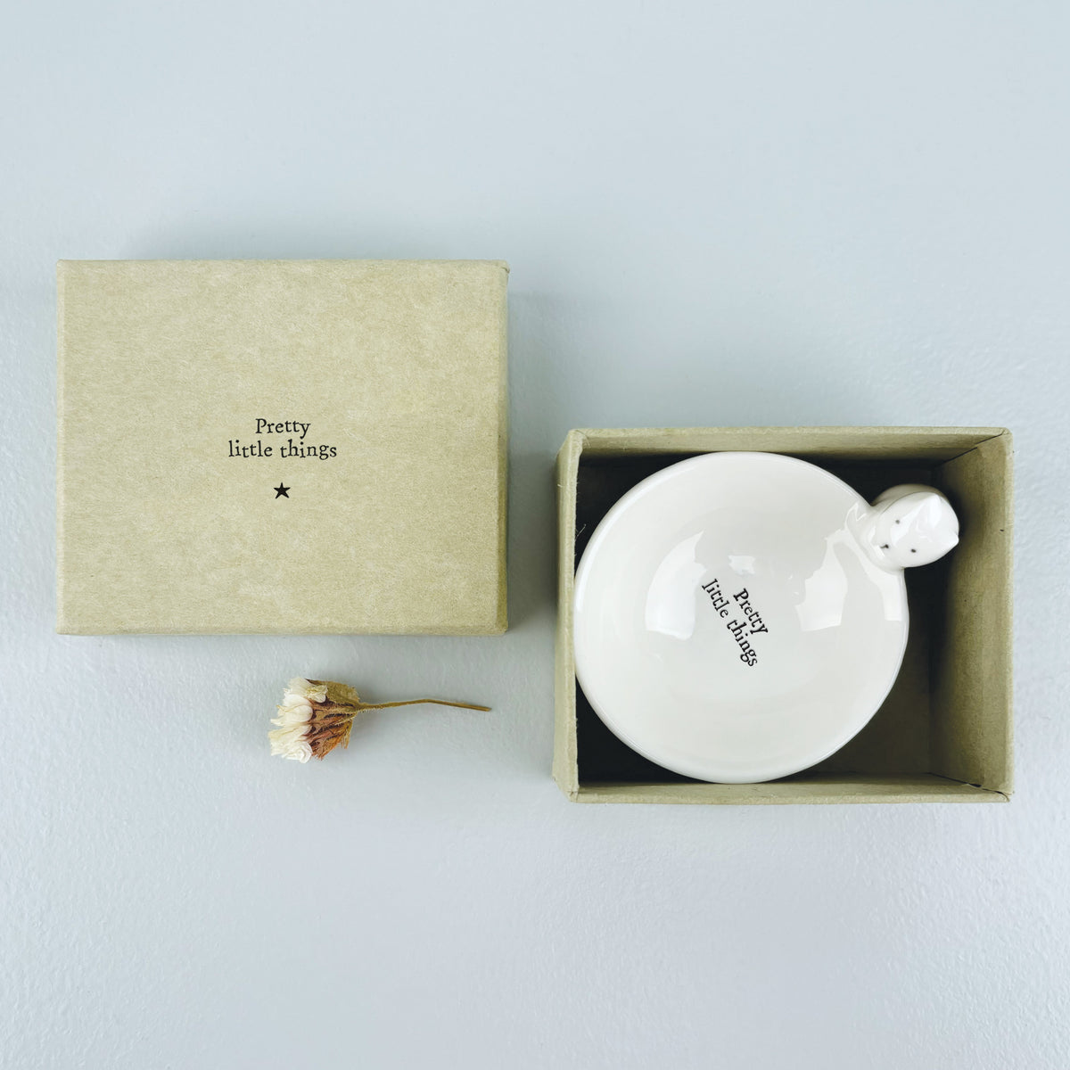 East of India Small Porcelain Cat Trinket Bowl - Pretty little things