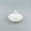 East of India Small Porcelain Sheep Trinket Bowl - Ewe are amazing