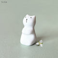 East of India Porcelain Cat Bowl Charm