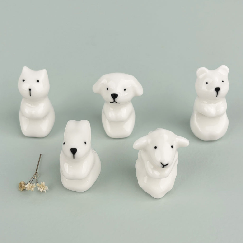 East of India Porcelain Sheep Bowl Charm