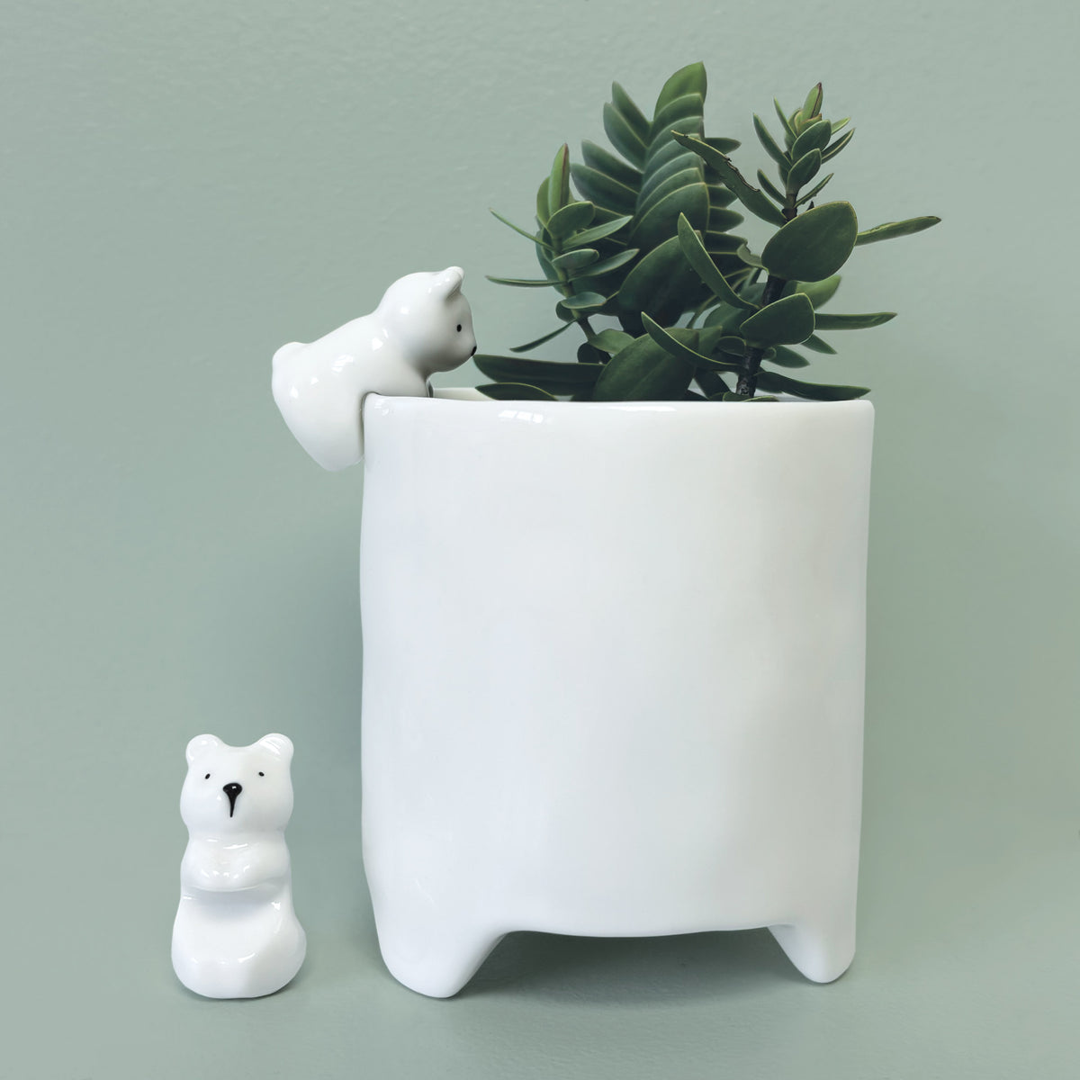 East of India Porcelain Bear Bowl Charm