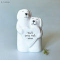 East of India Porcelain Animal Couple Keepsake - Dogs