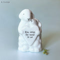 East of India Porcelain Animal Couple Keepsake - Sheep