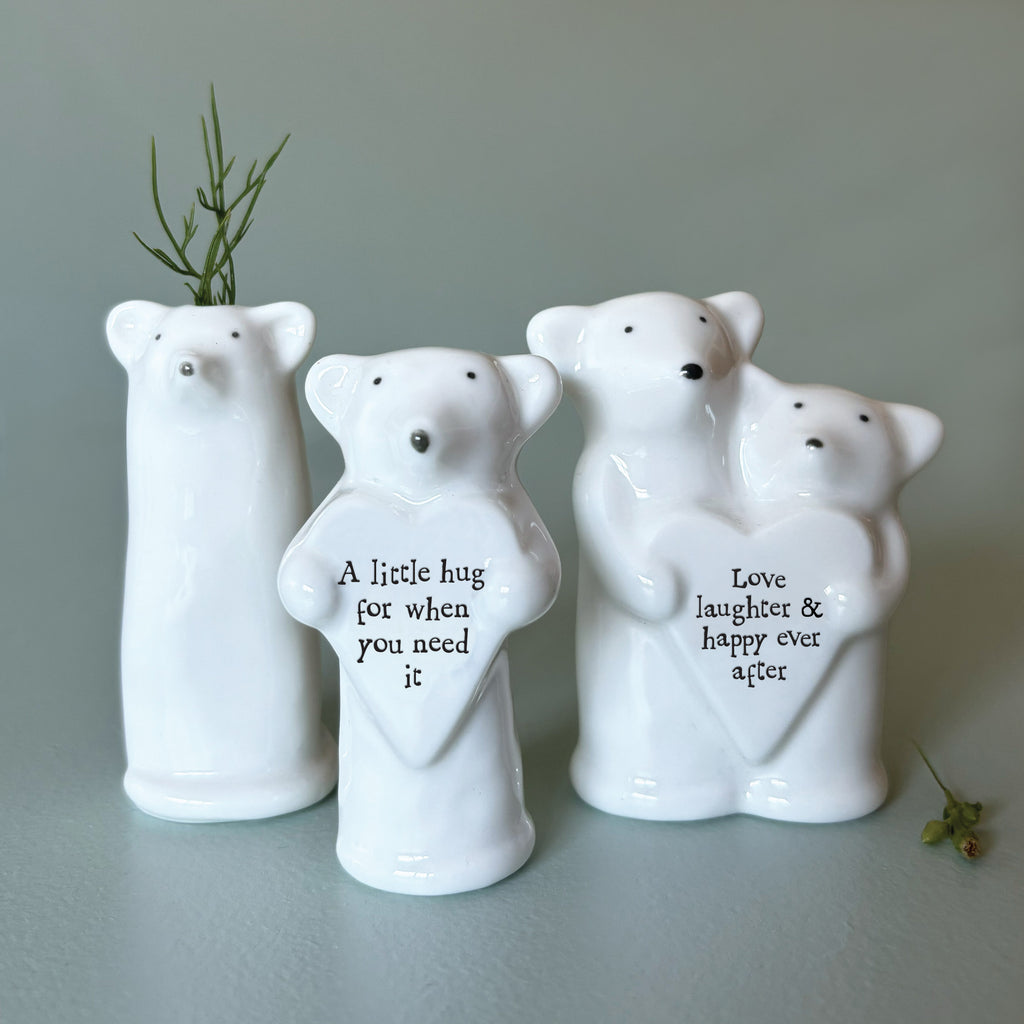 East of India Porcelain Animal Couple Keepsake - Mice