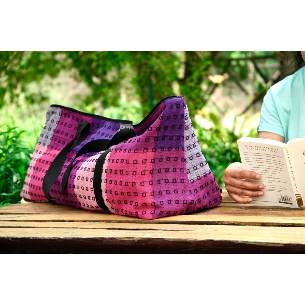 Upcycled Cotton Yoga Studio Kit Bag