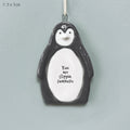 East of India Porcelain Penguin Hanging Decoration - You are flipping fantastic