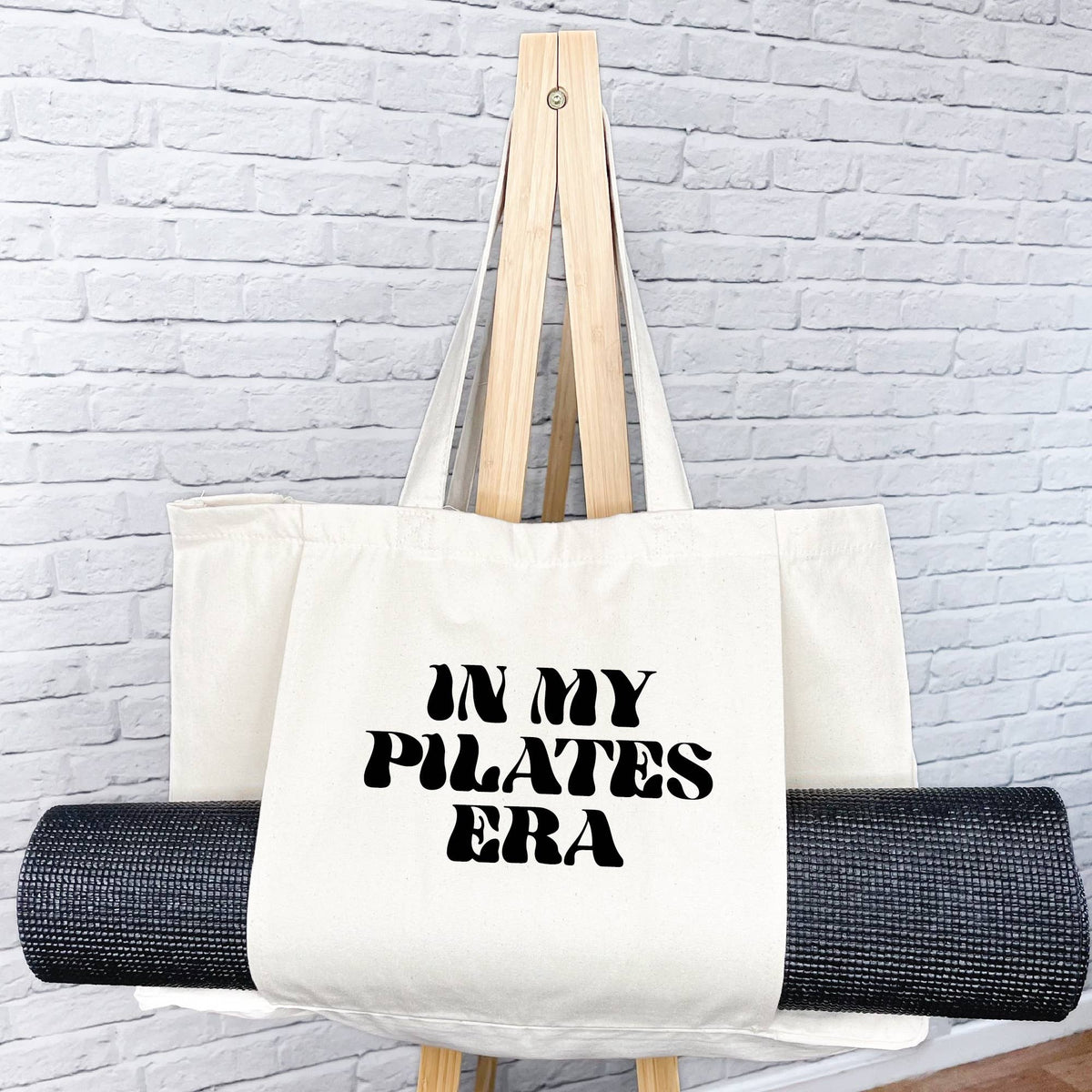 In My Yoga Era Organic Cotton Yoga Bag