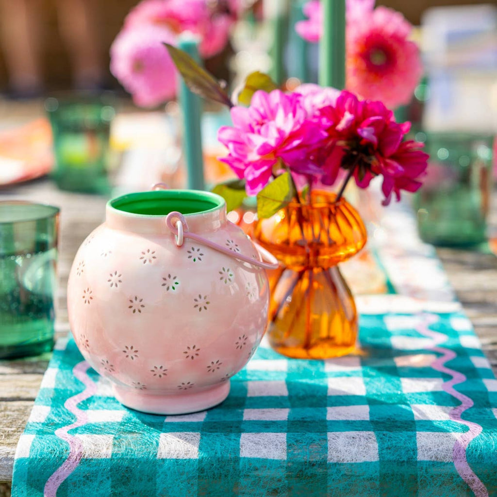Green Gingham Table Runner - 2m