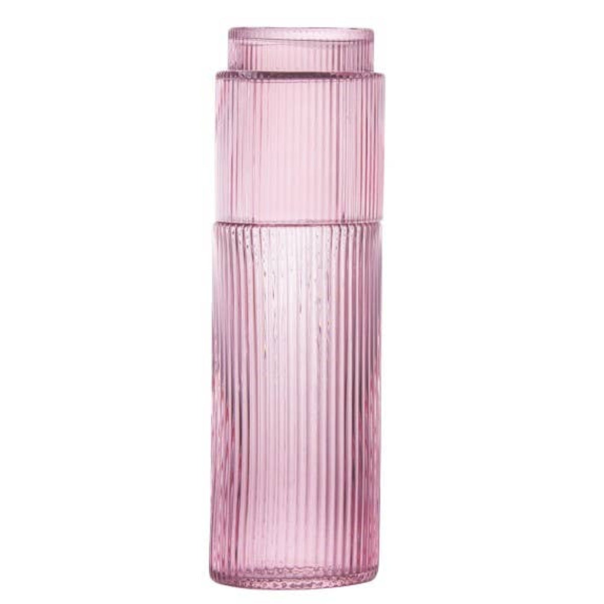 Ribbed Carafe & Glass Set - 0.6L