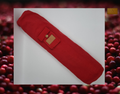 Cotton Linen Yoga Mat Bag - Red
