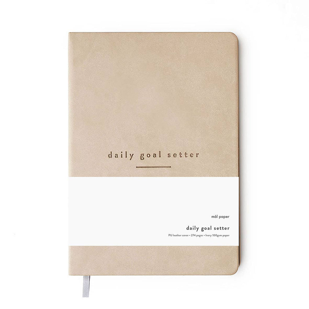 Daily Goal Setter Planner - Tan