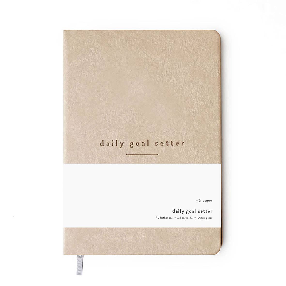 Daily Goal Setter Planner - Tan