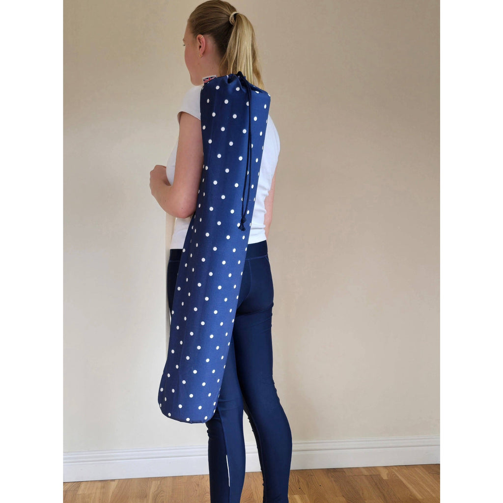 Yoga & Pilates Mat Bag - Dotty Navy