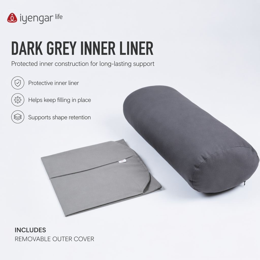 Oval Yoga Bolster for Restorative Yoga