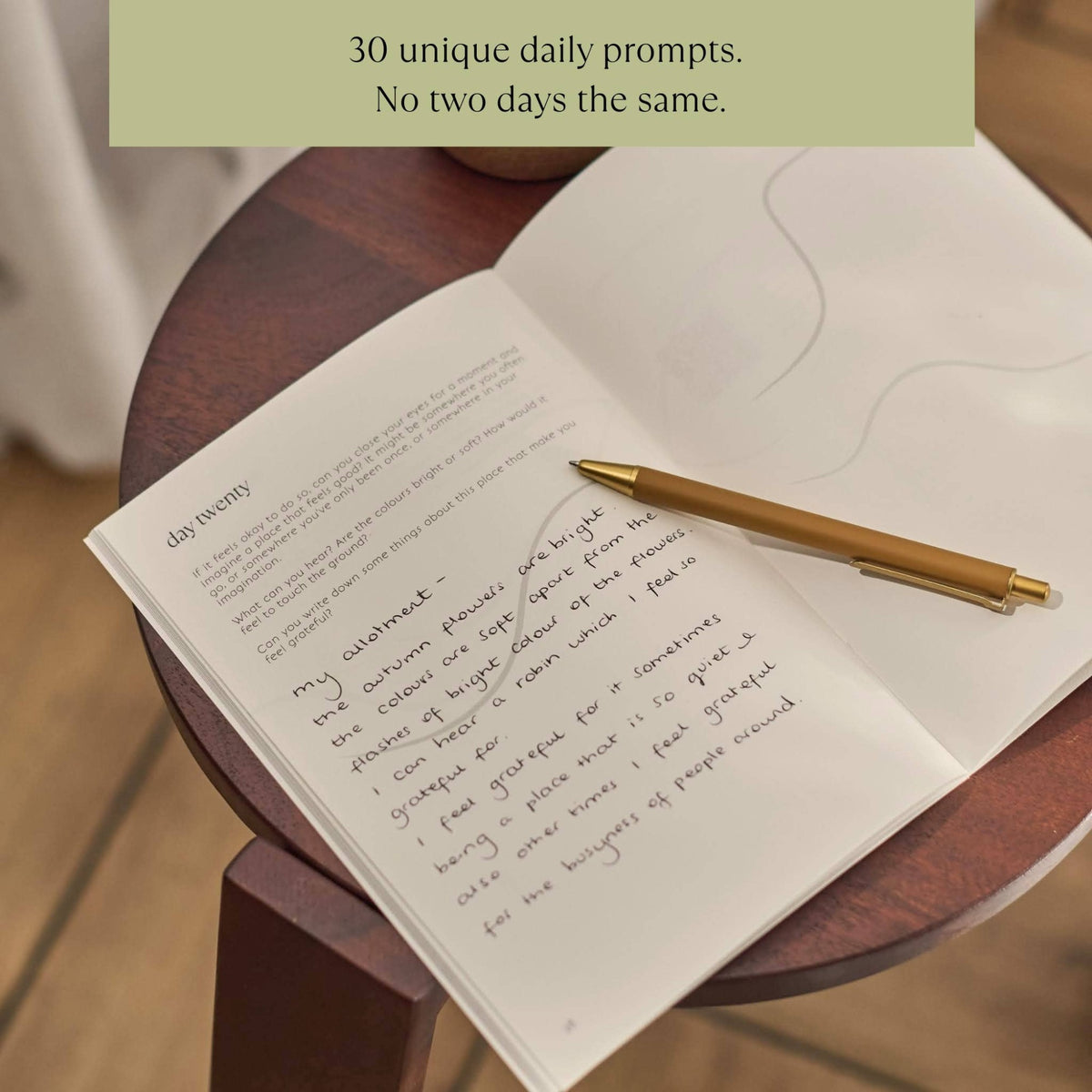 The Gratitude Journal: 30 Days, 30 Different Prompts