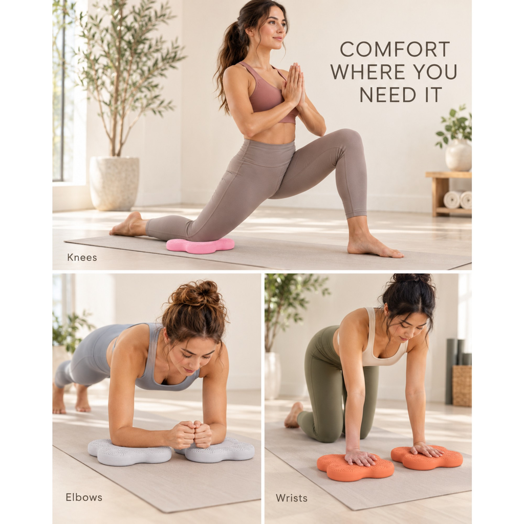 Yoga & Pilates Cushion Pad for Knees, Wrists & Elbows