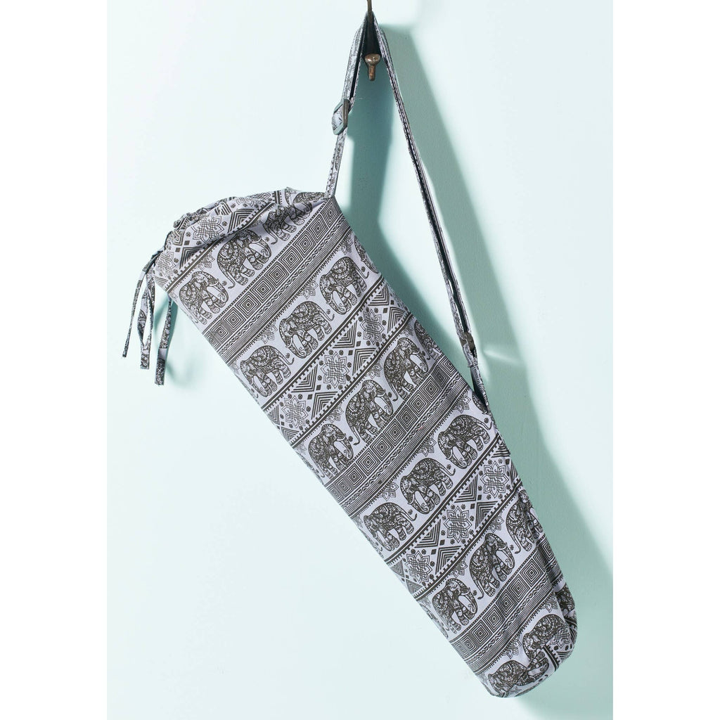 Elephant Cotton Yoga Mat Bag