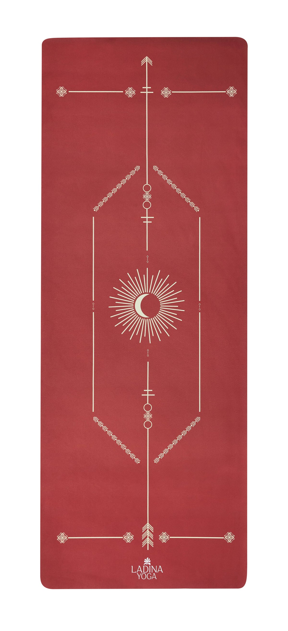 Velvety Red Sustainable Alignment Yoga Mat - Warrior Red
