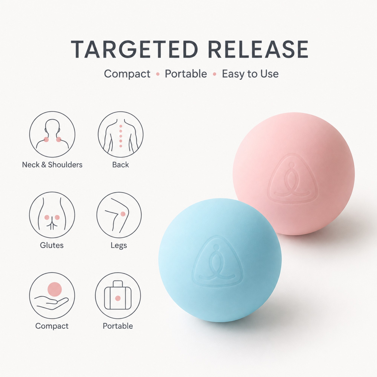 Firm Massage Ball for Pilates & Muscle Release