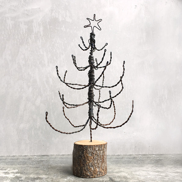 East of India Candelabra Wire Christmas Tree