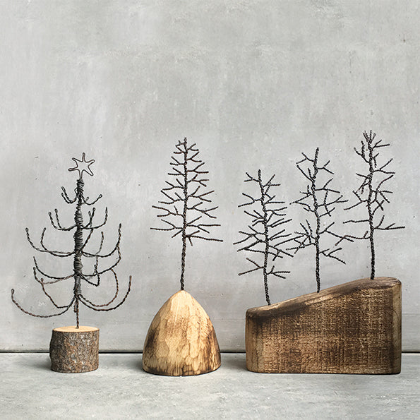 East of India Candelabra Wire Christmas Tree