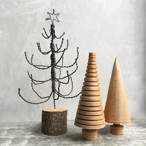 East of India Candelabra Wire Christmas Tree