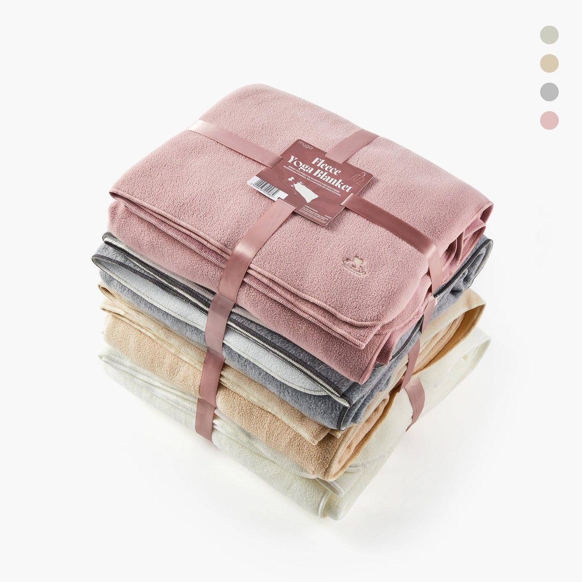 Myga Ultra-Soft Fleece Yoga Blanket