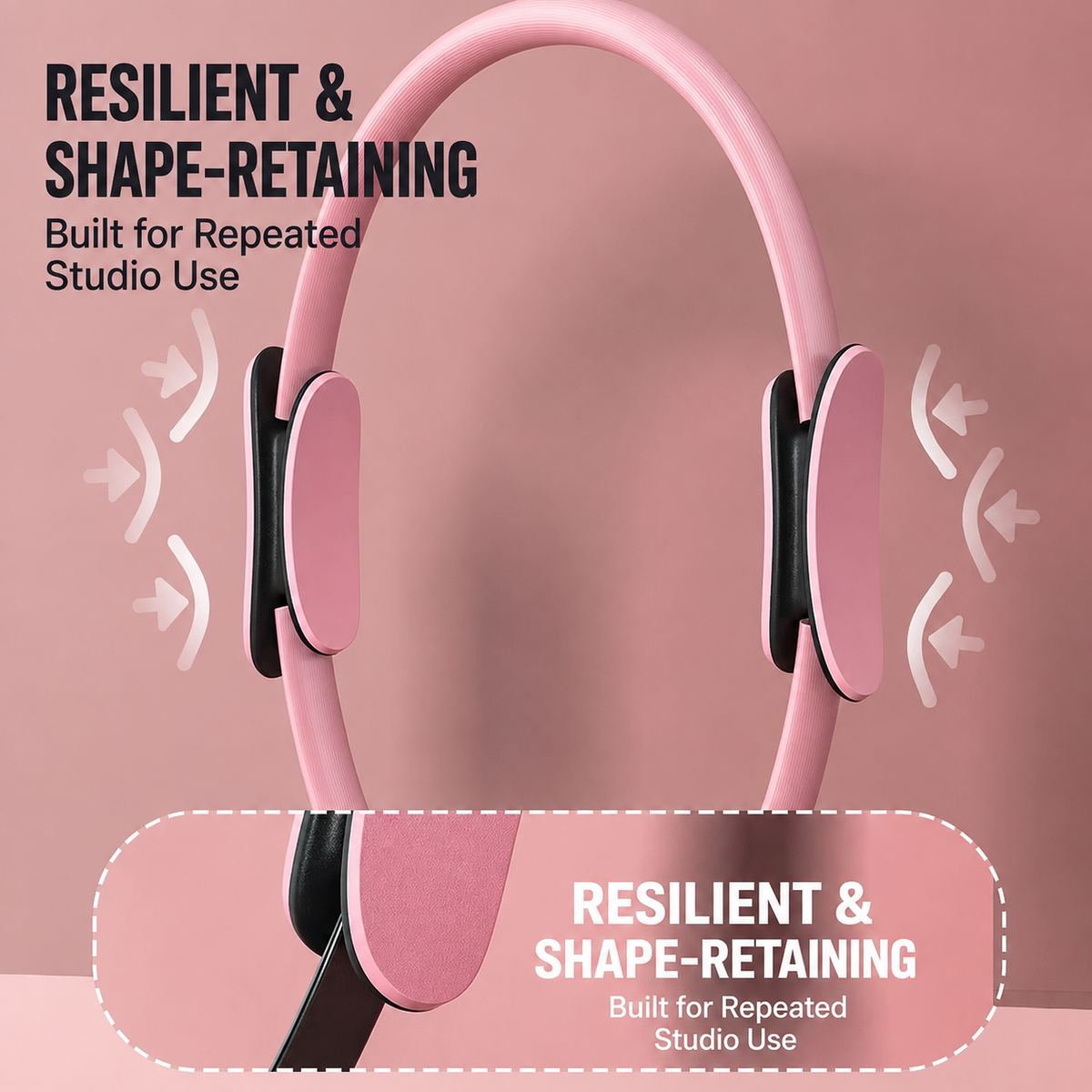 Pilates Resistance Ring with Padded Handles