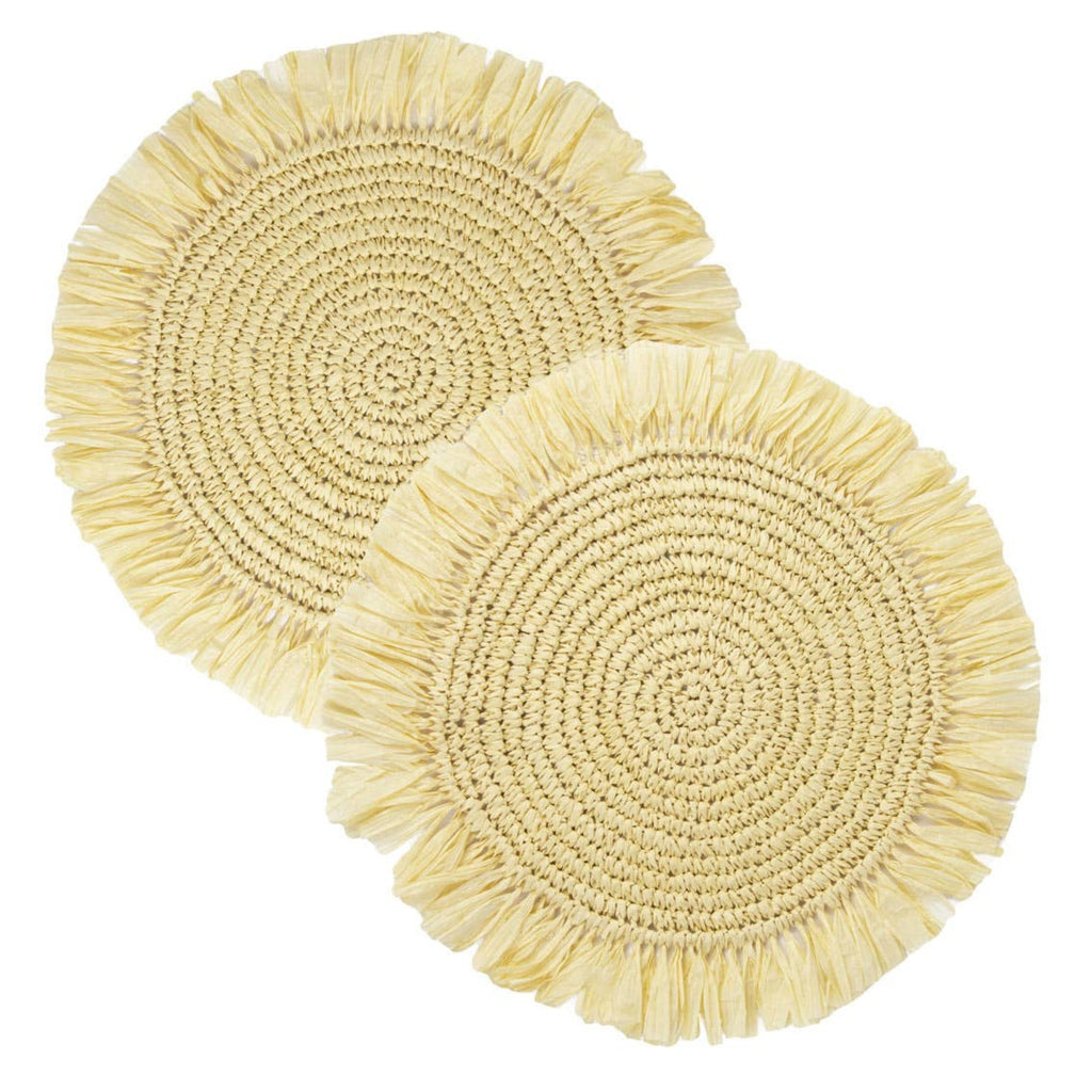 Meadow Raffia Placemats - 2 Pack