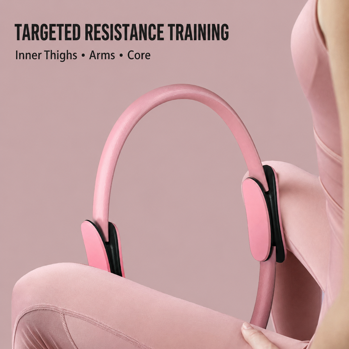 Pilates Resistance Ring with Padded Handles