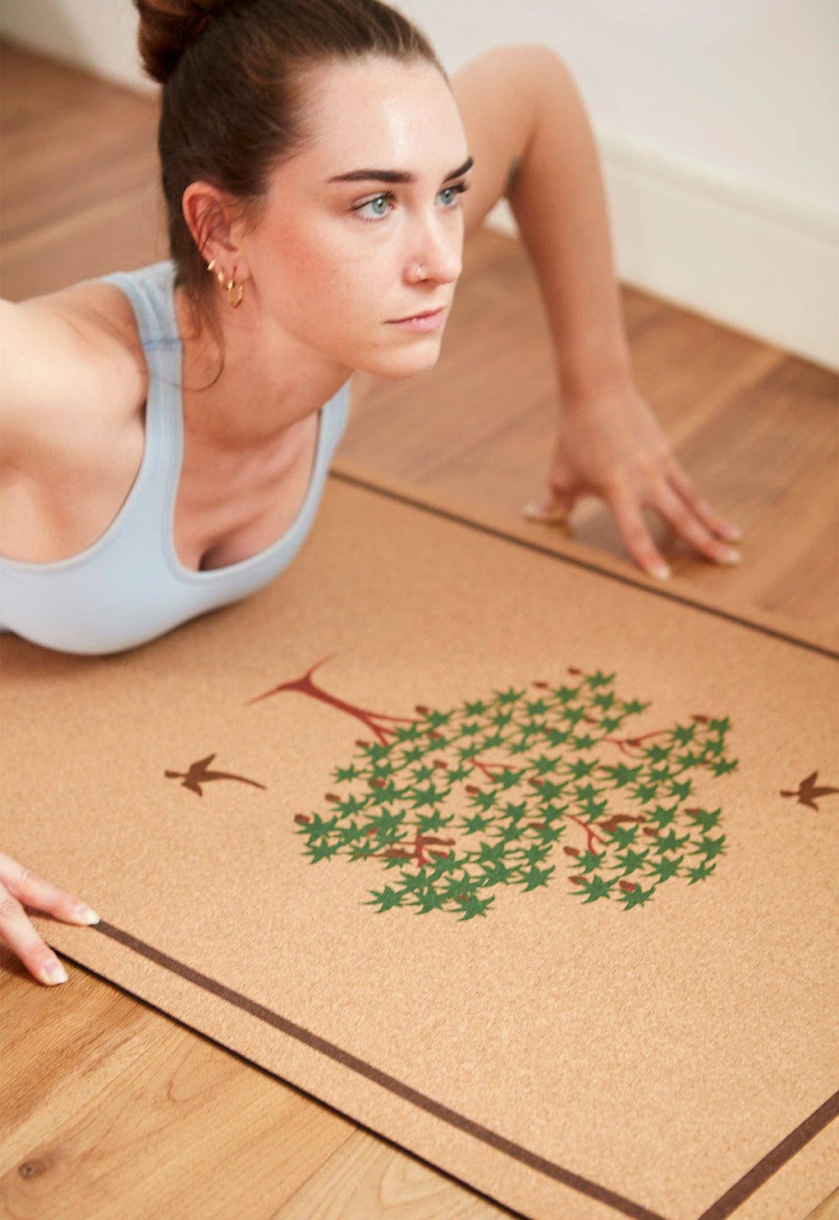The Happy Tree Cork Yoga Mat - 2mm
