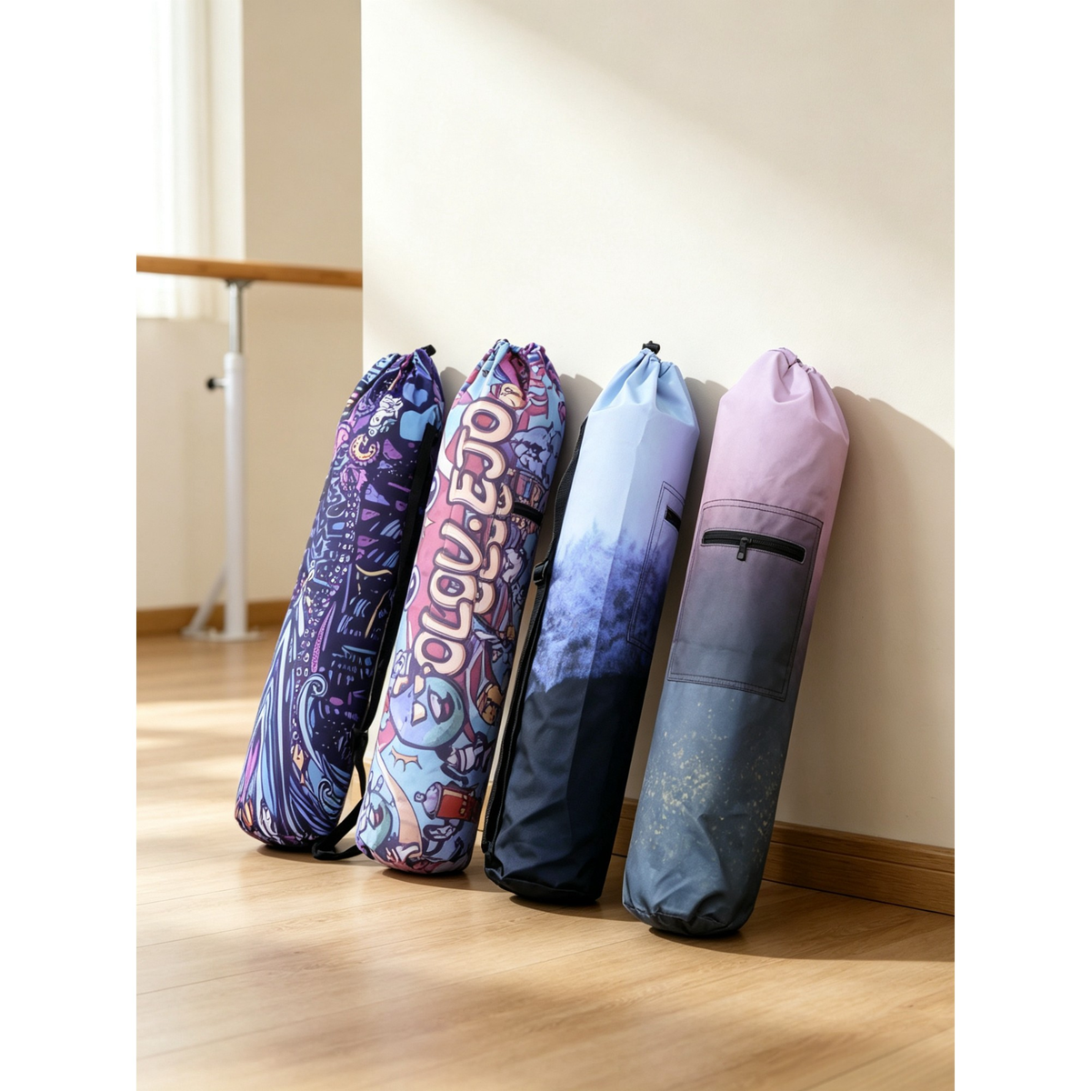 Waterproof Mandala Print Yoga Mat Bag