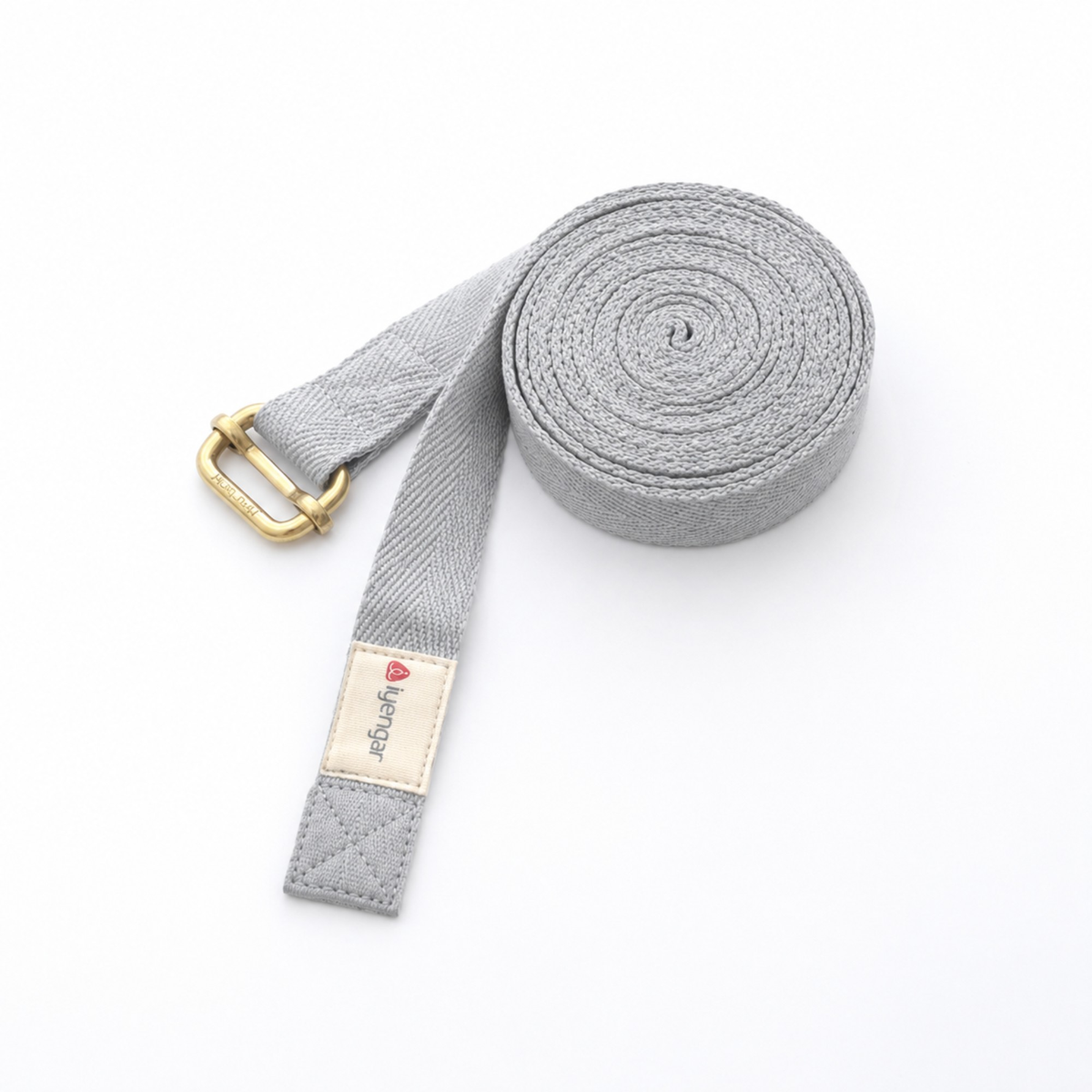 Cotton Yoga Strap with Double Metal Buckle