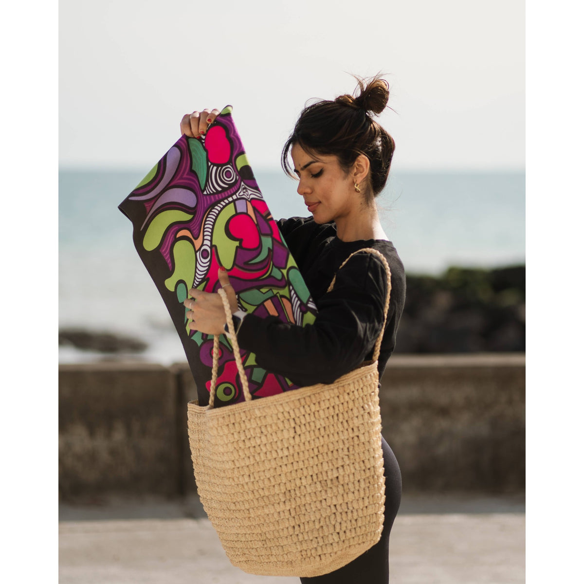 Lightweight Multi-Colour Travel Yoga Mat - Flow