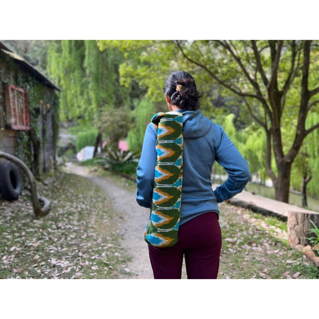Upcycled Cotton Yoga Mat Bag