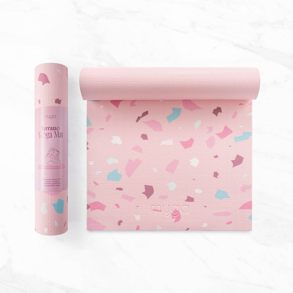 Myga Printed Yoga Mat - Terrazzo