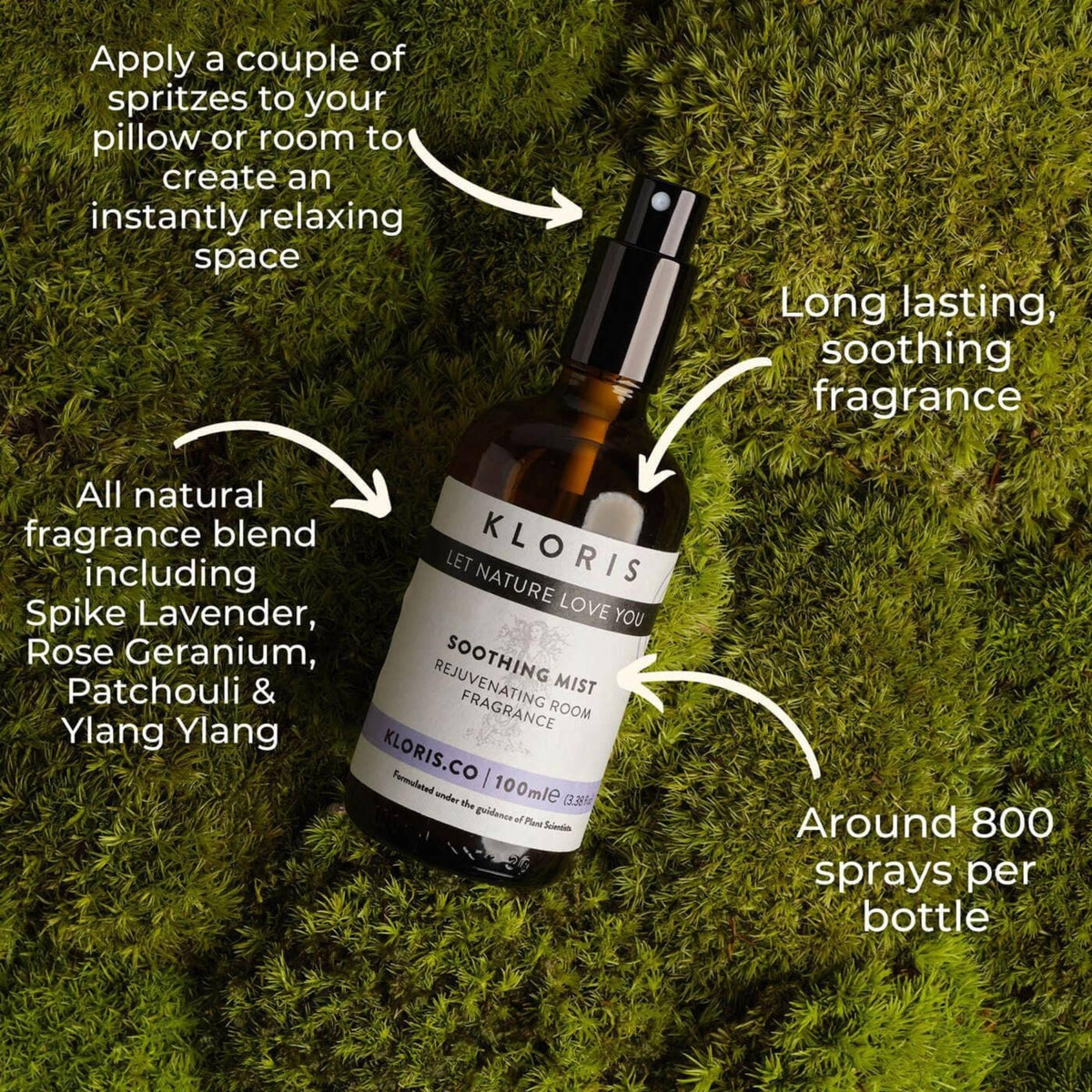 Natural Deep Sleep Pillow Mist - Lavender & Patchouli