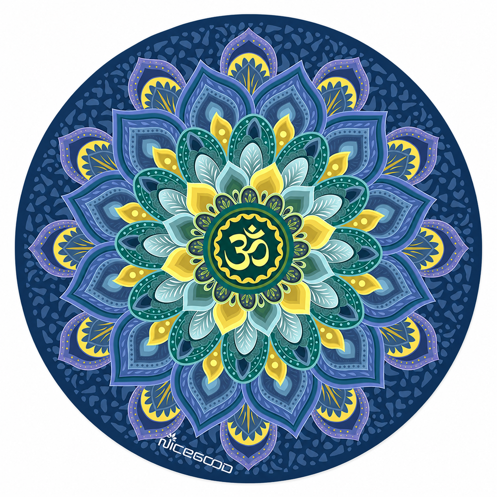 Round Mandala Meditation Mat
