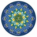 Round Mandala Meditation Mat