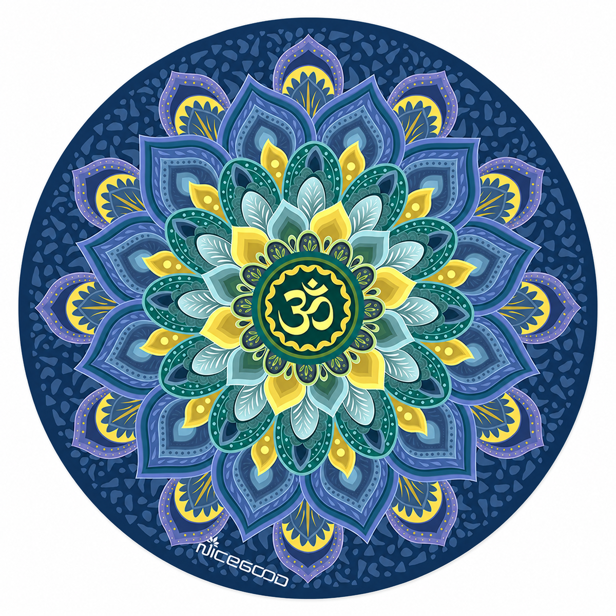 Round Mandala Meditation Mat