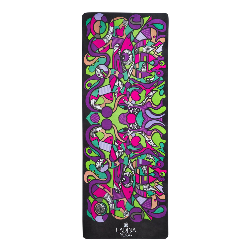 Lightweight Multi-Colour Travel Yoga Mat - Flow