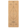 Myga Extra Large Cork Yoga Mat - Alignment
