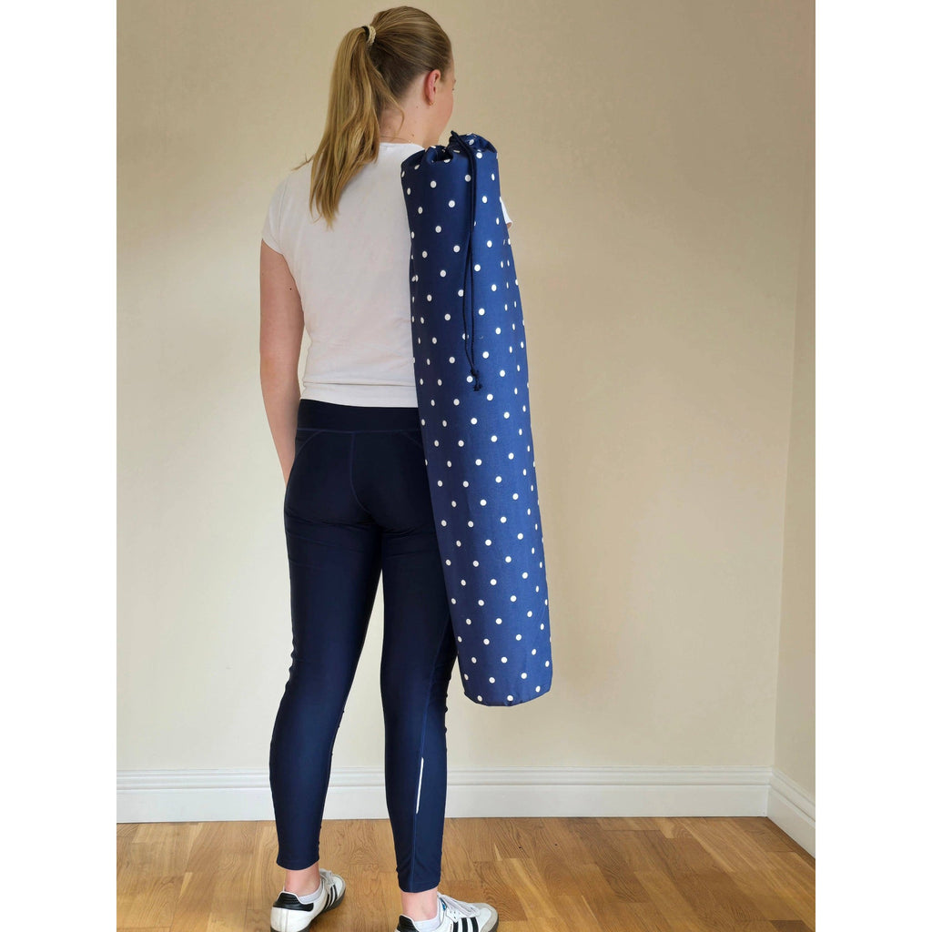 Yoga & Pilates Mat Bag - Dotty Navy