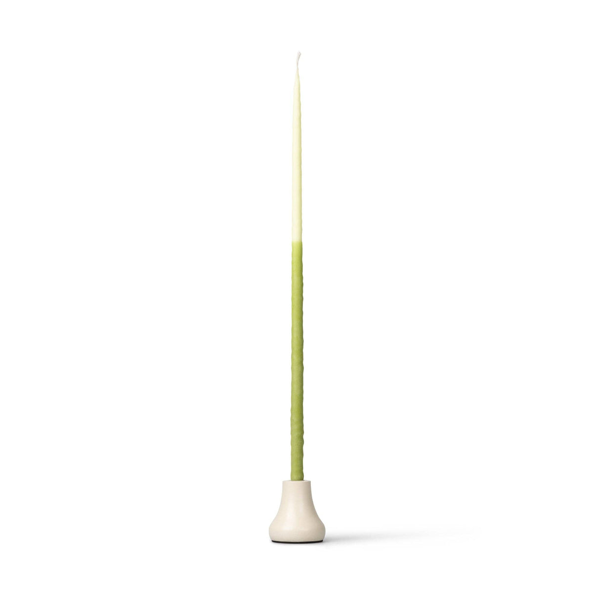 Thin Taper Candle Holders - Pearl White, Set of 6