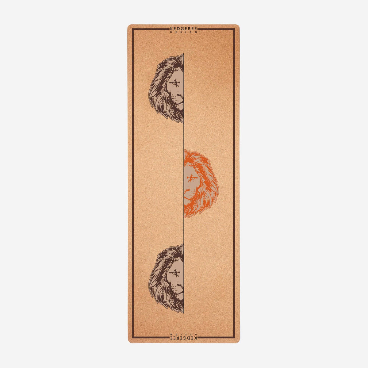 The Lion Cork Yoga Mat