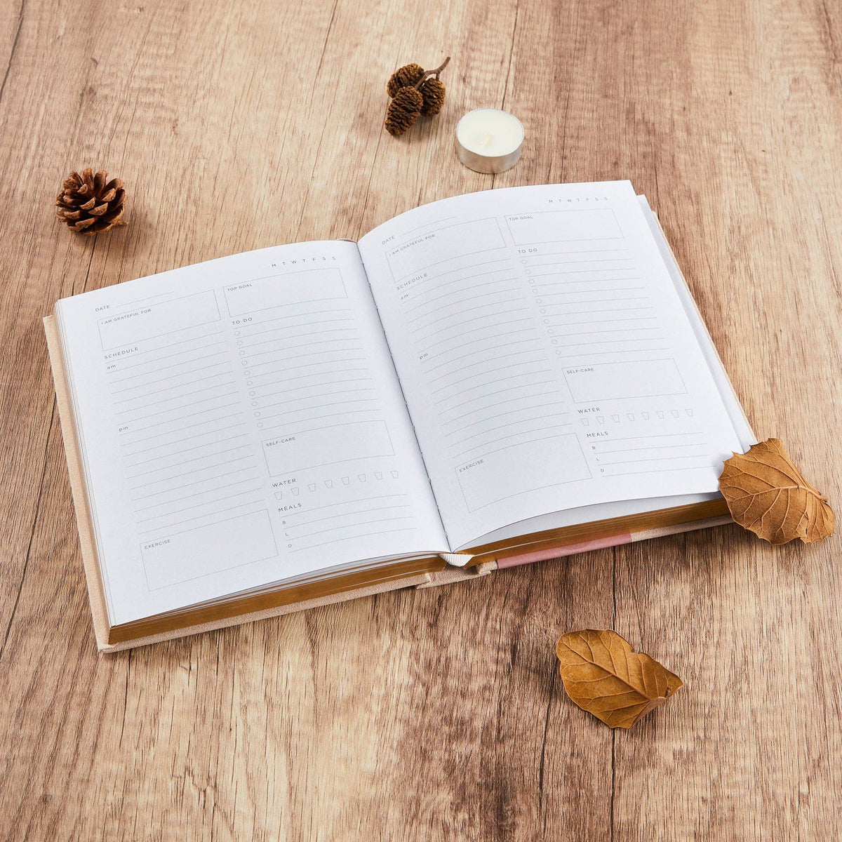 Myga Deluxe Self-Care Journal - Beige